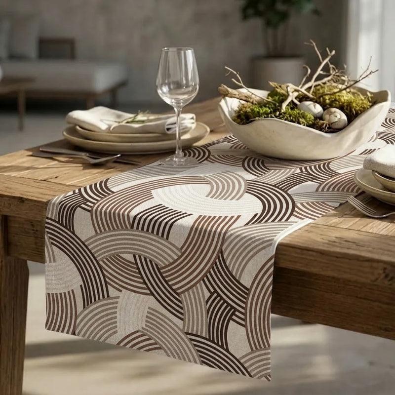 runner_45x140_arredo_per_tavolo_in_cotone_ghomecasa_orbital_beige - G home casa