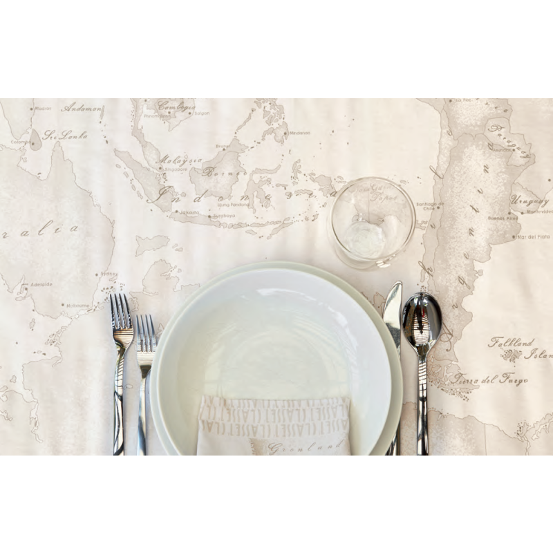 Runner Geo White 50x150