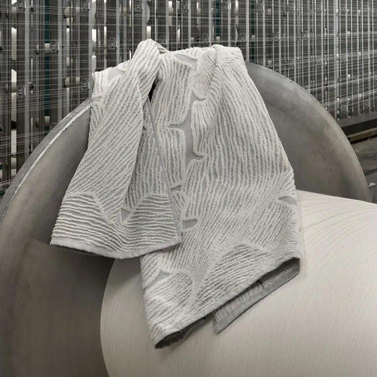 Set asciugamani viso e ospite Naturae Eterno Gabel in cotone jacquard