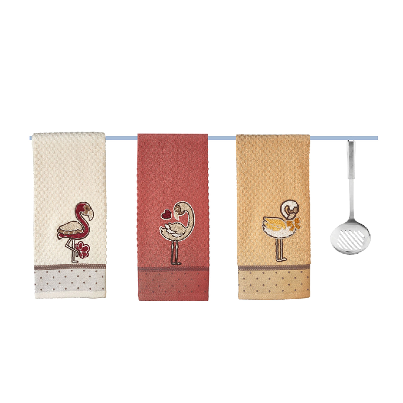 Tris Strofinaccio Fenicottero