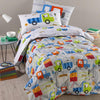 Trapunta Invernale KIDS City Car Grigio