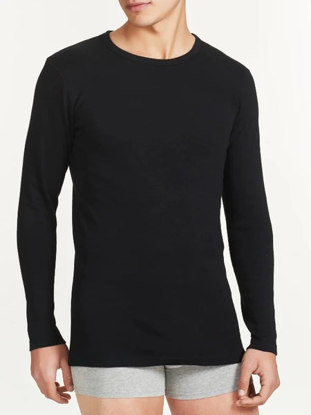 Maglia Uomo Girocollo Manica Lunga Caldo Cotone Organico Bio Cotton 604479