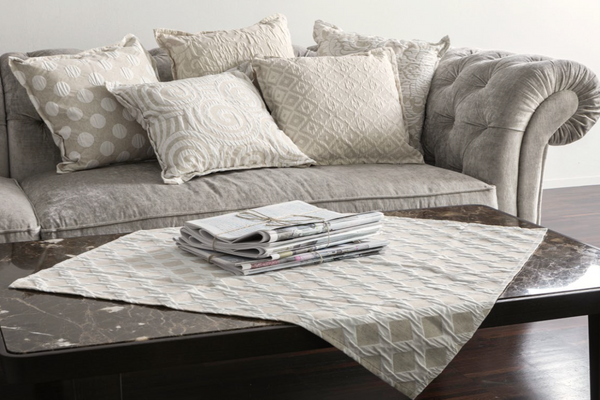 Foderine_centrotavola_runner_elegante linea milano in jacquard