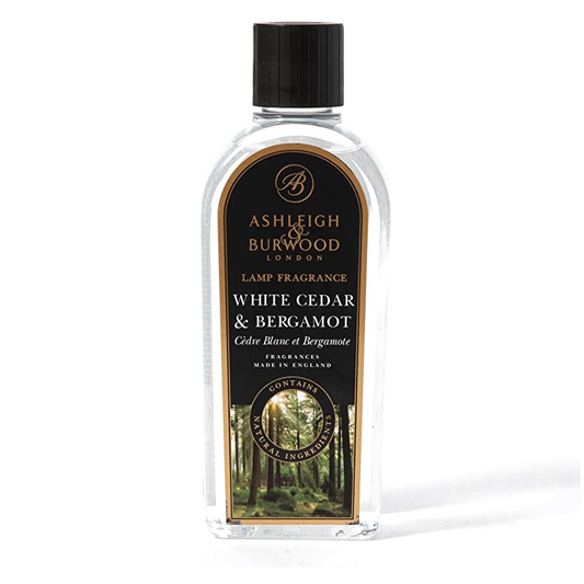 Liquido per Lampade Catalitiche 500ml White Cedar & Bergamot