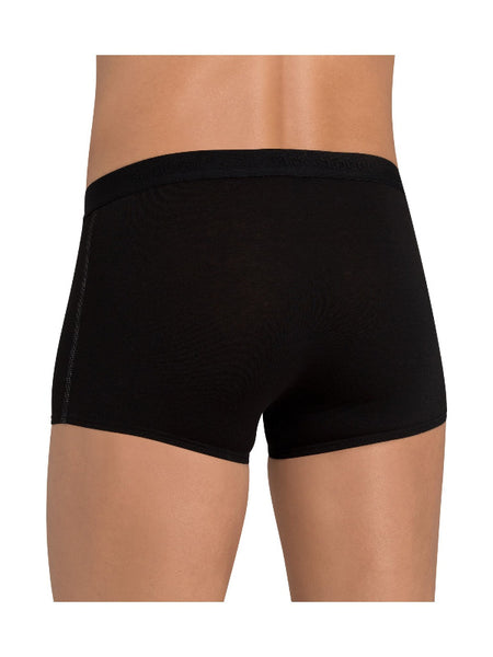 Boxer uomo cotone elasticizzato nero