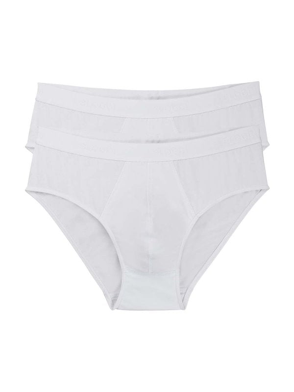 Sloggi slip uomo cotone elasticizzato confezione 2 capi bianco