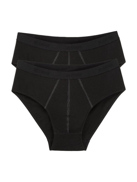 Sloggi slip uomo cotone elasticizzato confezione 2 capi nero