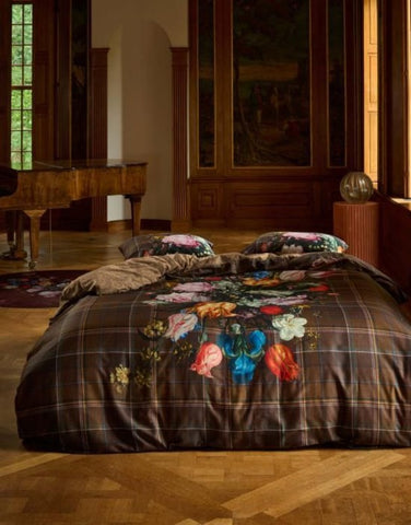 Trapunta Invernale Matrimoniale  Beautiful Boquet Brown