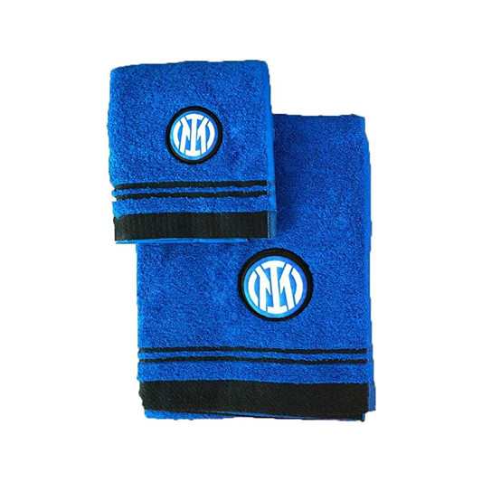 Set Asciugamani Spugna Inter